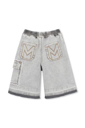 shorts in cotone grigio MARC JACOBS KIDS | W6048709B